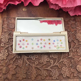 Vriksham Designer Ractangular Compact Bindi Mirror Kit-BB3568